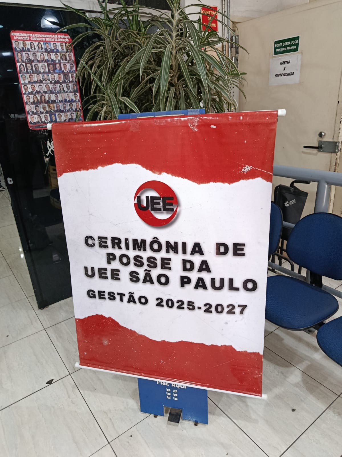 Cerimônia de posse da gestão UEE-SP